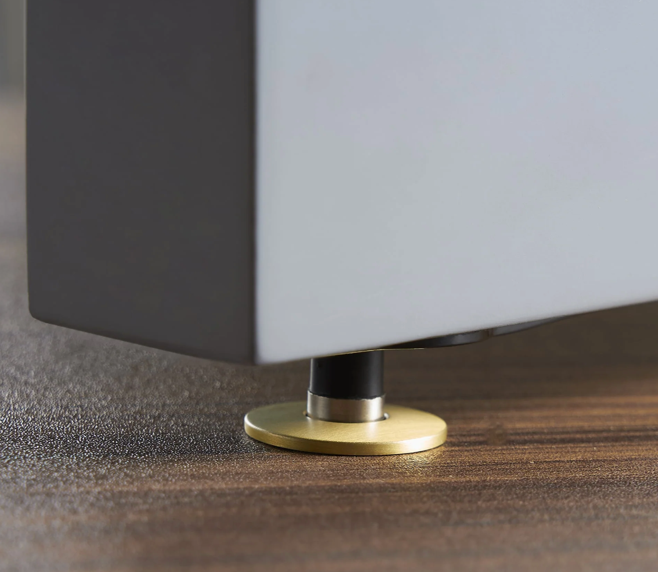 Matte Black Brass Invisible Magnetic Door Stopper