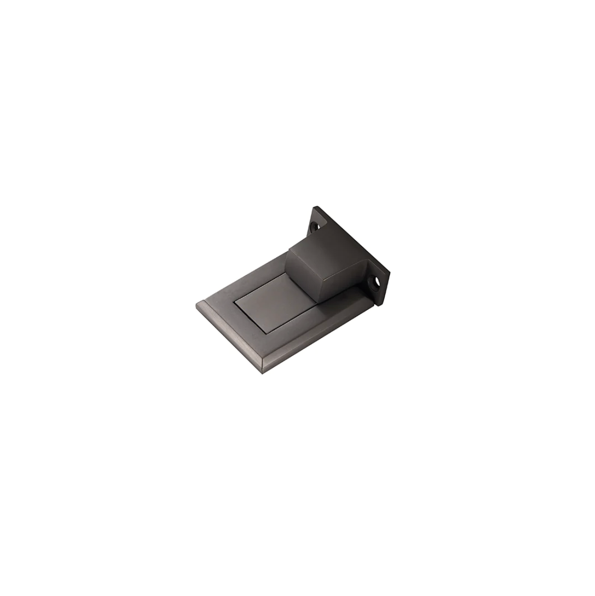 Matte Black Brass Metal Flush Magnetic Door Stopper