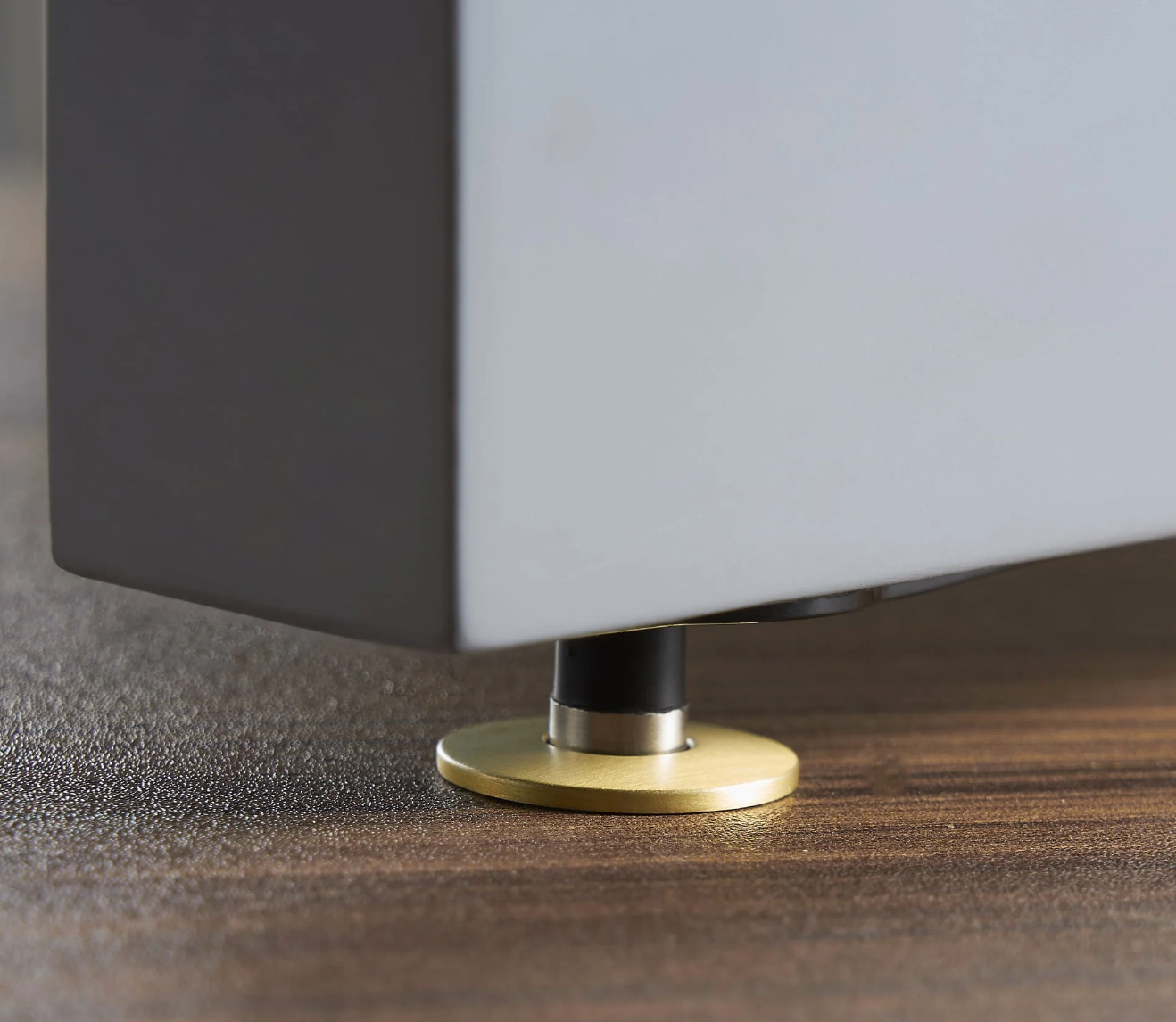 Satin Brass Invisible Magnetic Door Stopper