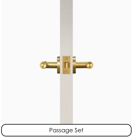 Satin Brass Cross Knurled Door Lever Handle With Square Shaped Rose