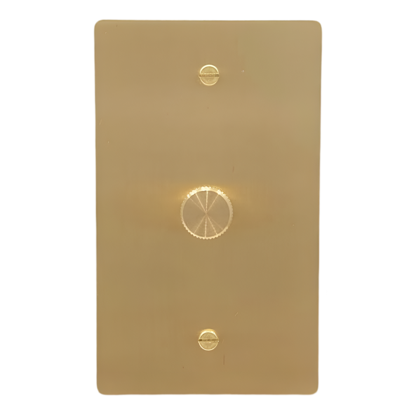 Brass Rotary Dimmer Switch 3-Way (1-Gang) Satin Brass