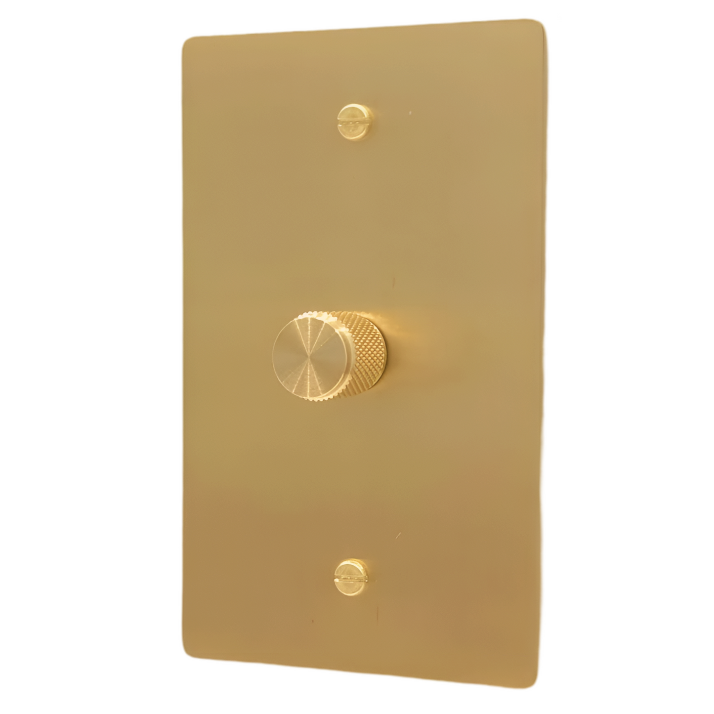 Brass Rotary Dimmer Switch 3-Way (1-Gang) Satin Brass