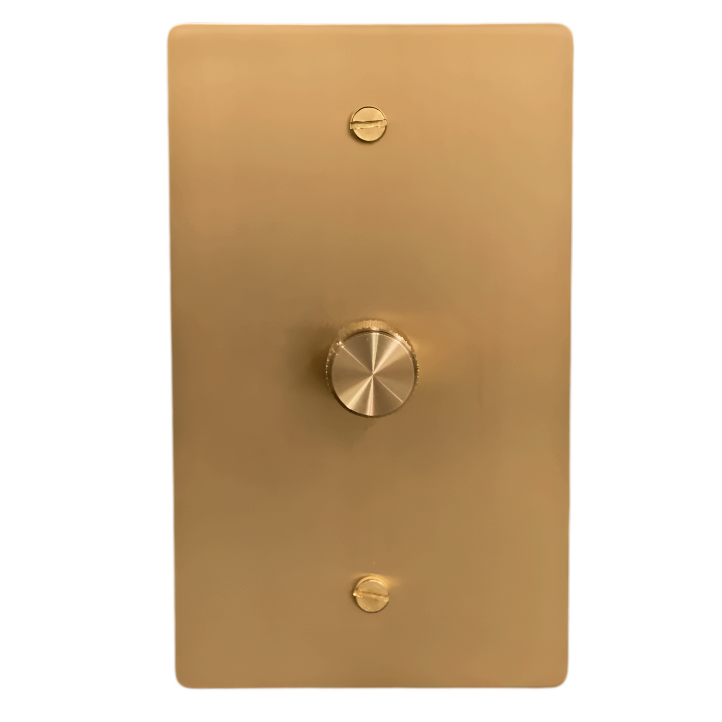 Brass Rotary Dimmer Switch 1-Way (1-Gang) Satin Brass